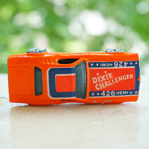 1982 Vintage HOT WHEELS Dixie Challenger 426 Hemi Car. Made by Mattel, Inc.
