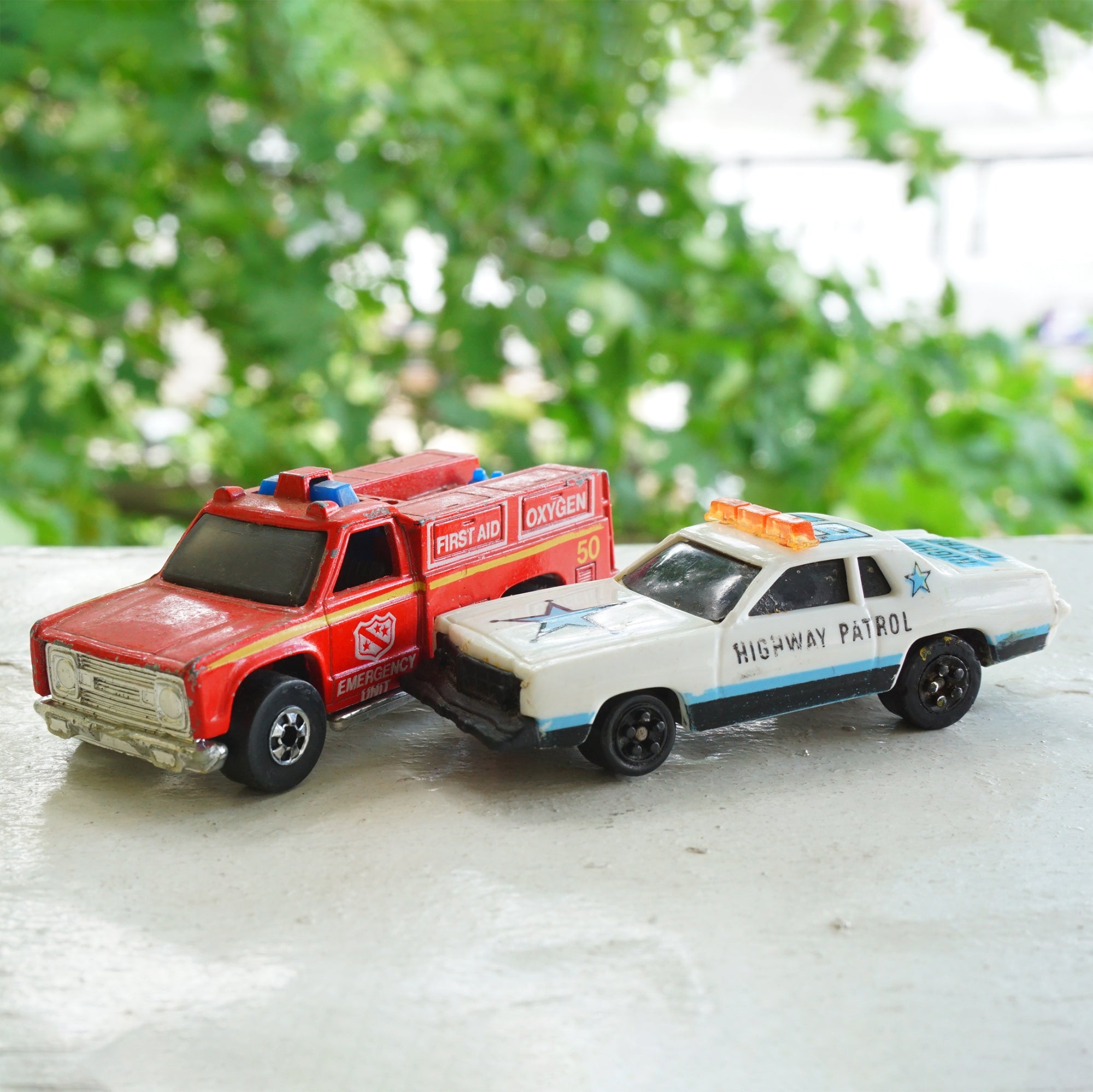 1980 Vintage KIDCO Burnin' Key Cars Dodge Monaco 62 Highway Patrol. WIthout Key.
