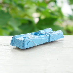 1950s Vintage Diecast MIDGETOY Sky Blue Toy Car. Made in Rockford, ILL, U.S.A.