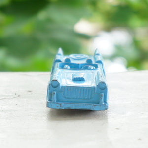1950s Vintage Diecast MIDGETOY Sky Blue Toy Car. Made in Rockford, ILL, U.S.A.