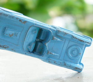 1950s Vintage Diecast MIDGETOY Sky Blue Toy Car. Made in Rockford, ILL, U.S.A.