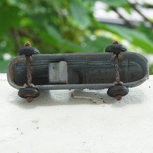 Vintage Diecast MIDGETOY Silver Old Toy Car. Made in Rockford, IL, U.S.A.