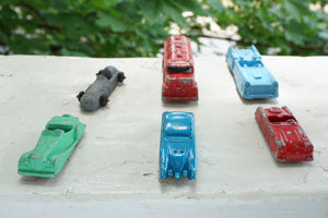1950s Vintage Diecast MIDGETOY Sky Blue Toy Car. Made in Rockford, ILL, U.S.A.