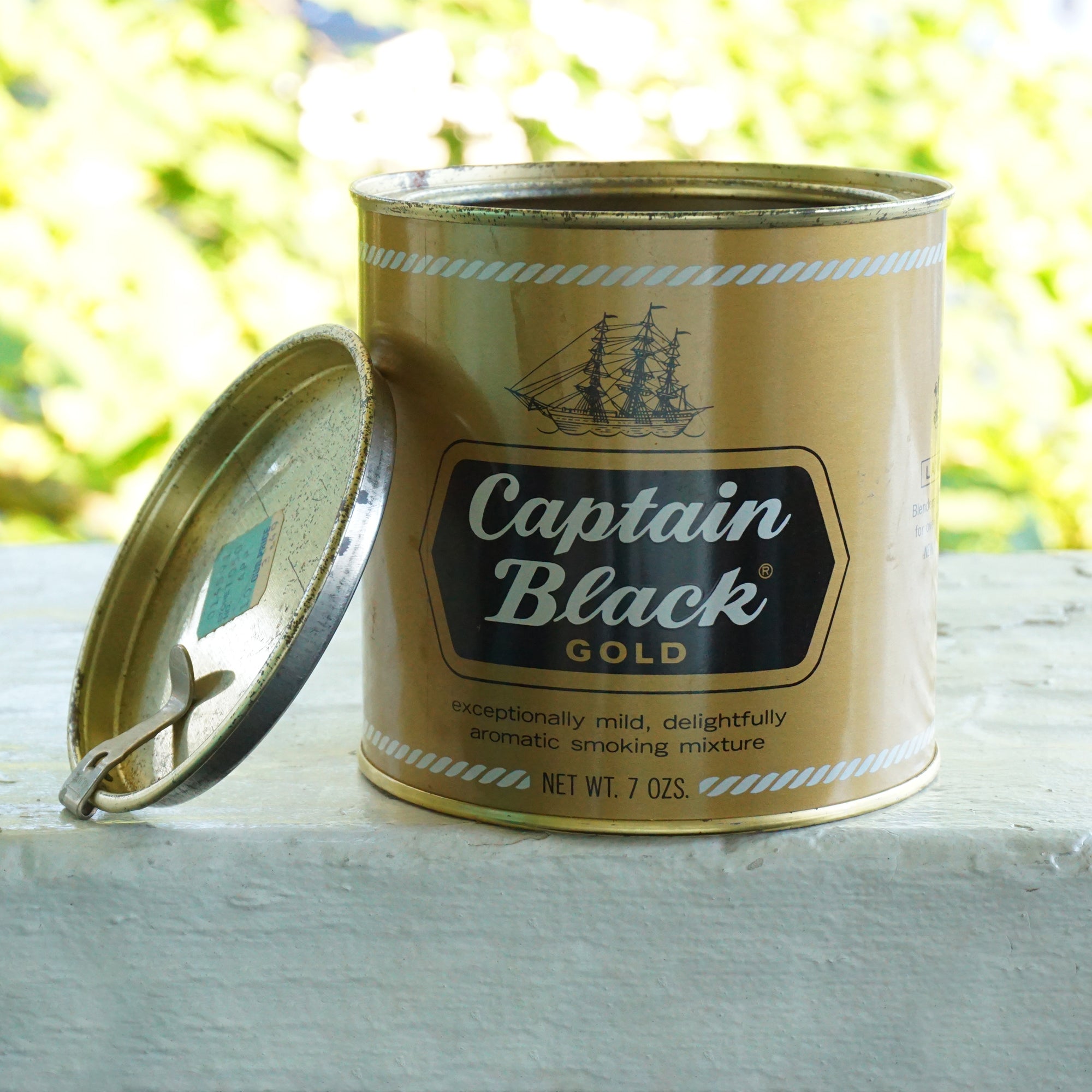captain tobacco ladysmith Vintage LANE LIMITED Captain Black Gold Smoking Mixture 7 OZ Tin Litho – Sustainable Deco, Inc captain tobacco ladysmith Vintage LANE LIMITED Captain Black Gold Smoking Mixture 7 OZ Tin Litho – Sustainable Deco, Inc
