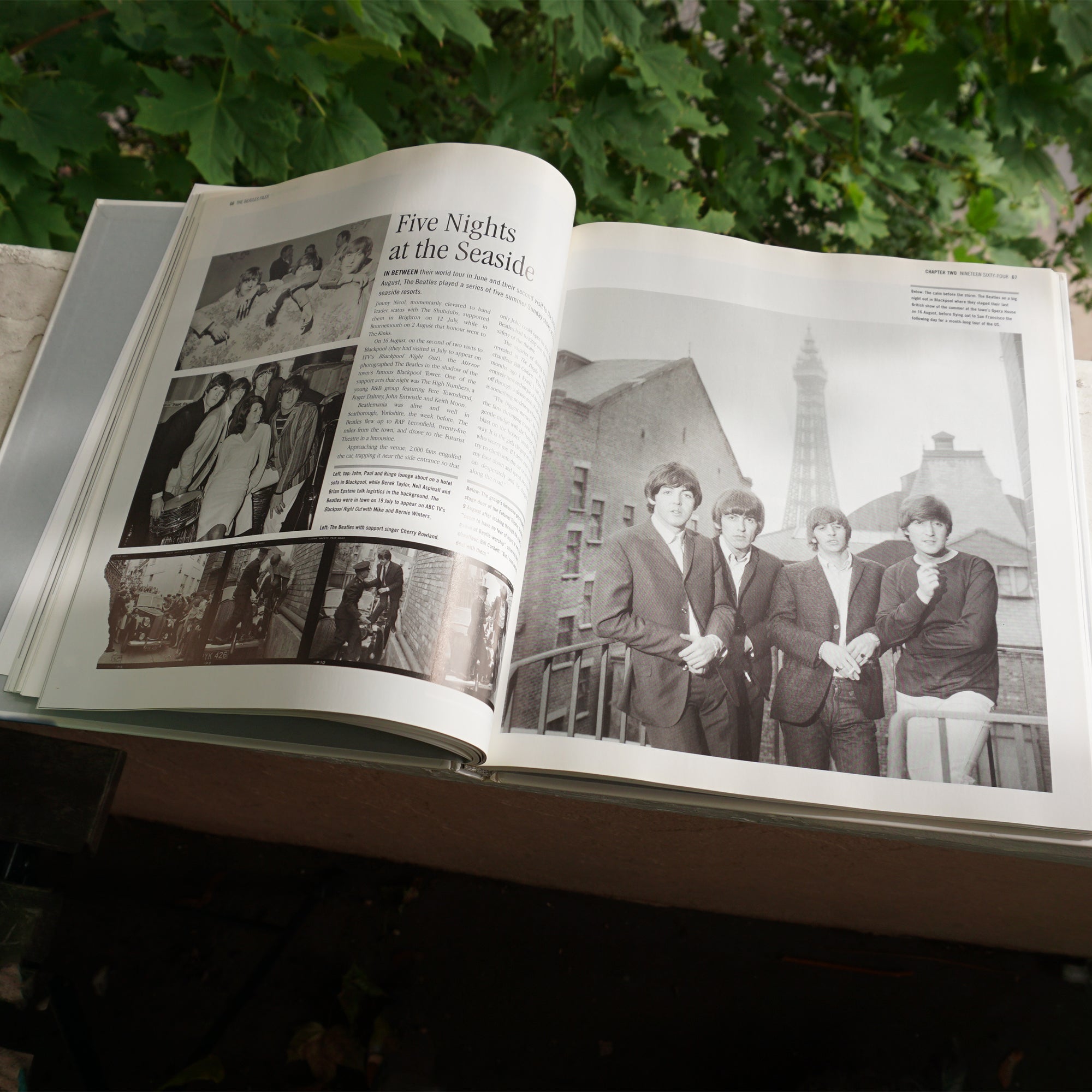 1998 Vintage BRAMLEY PUBLISHER The Beatles Files Book by Andy Davis. Printed in Italy.