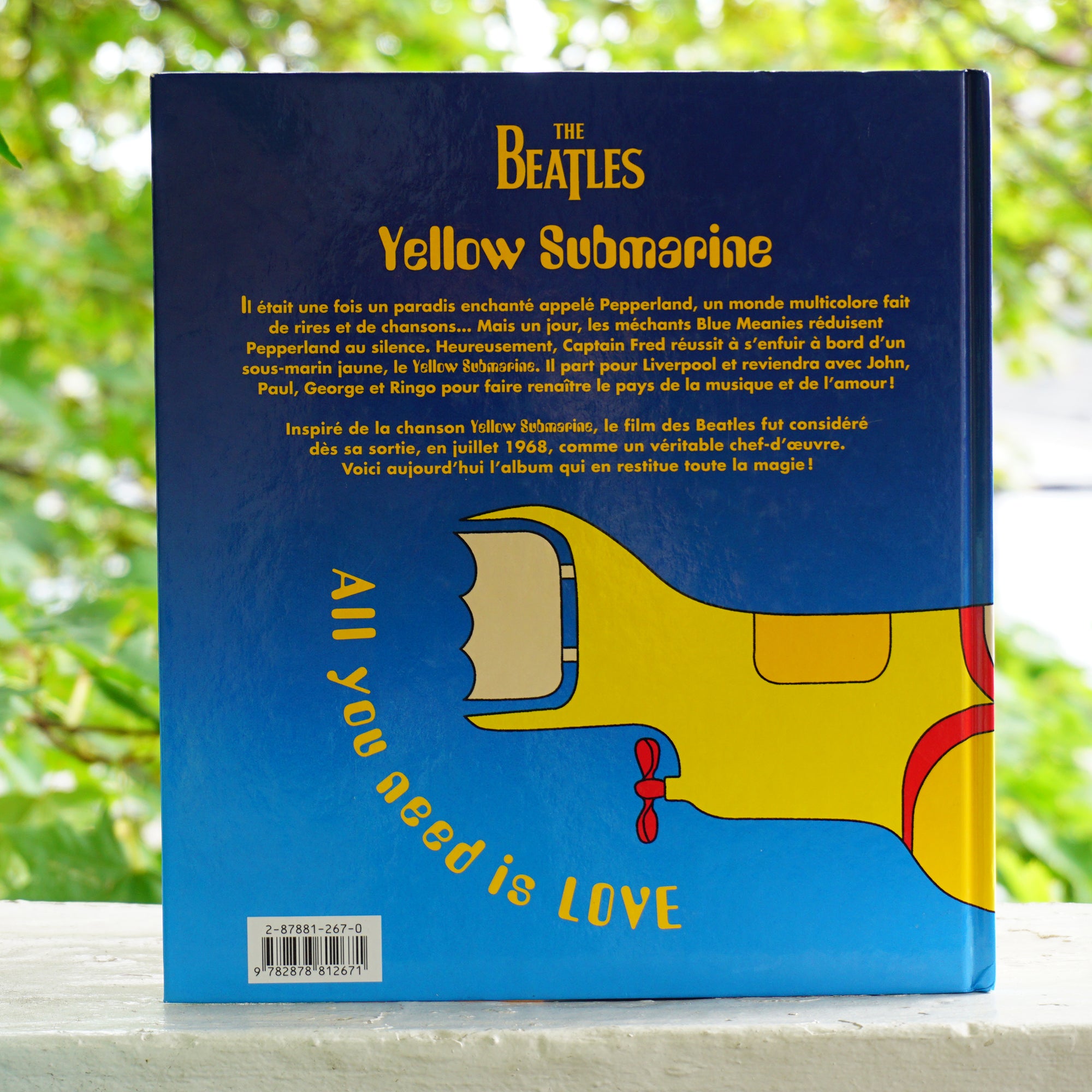 2004 DRAGOND'OR The Beatles Yellow Submarine Book by Paul McCartney in the French Language