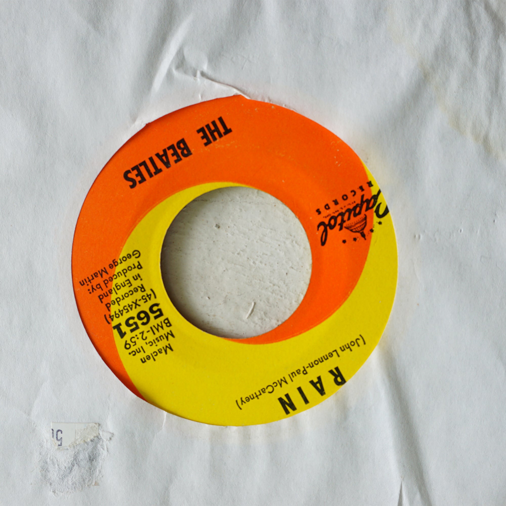 Vintage THE BEATLES 6 Records Collection, John LennonPaul McCartney