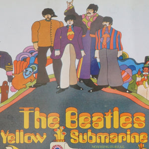 2000 Vintage Tin Litho THE BEATLES Yellow Submarine, Nothing Is Real Lunch Box