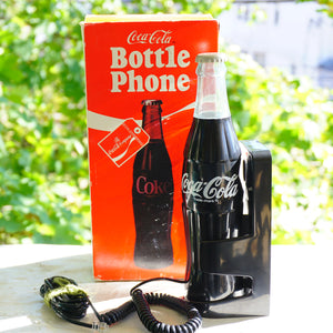1983 Vintage COCA-COLA Bottle Shaped Full Feature Electronic Corded Phone. Model 5000. Made by Arrow Trading Company.