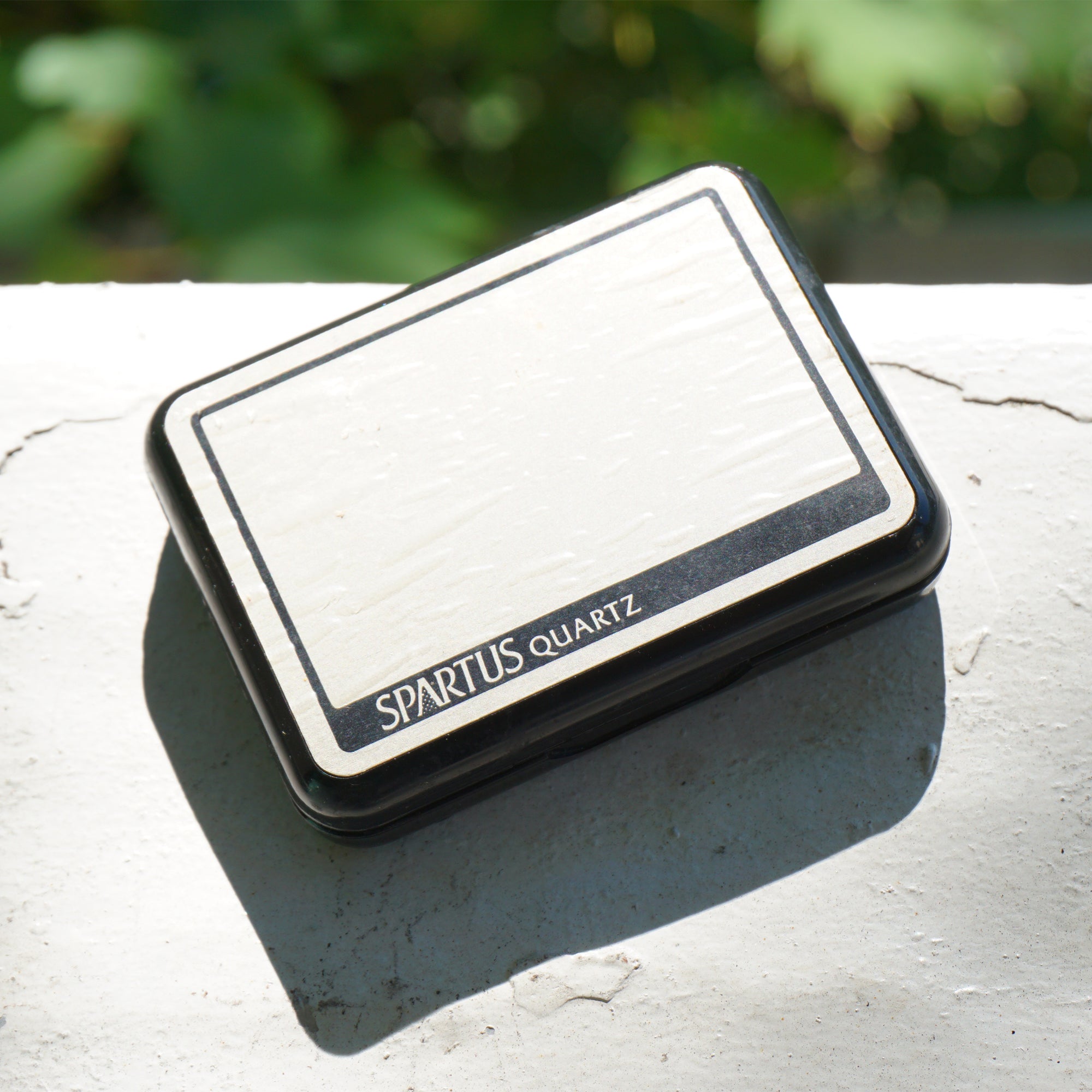 Vintage SPARTUS QUARTZ Travel Alarm Clock in Case