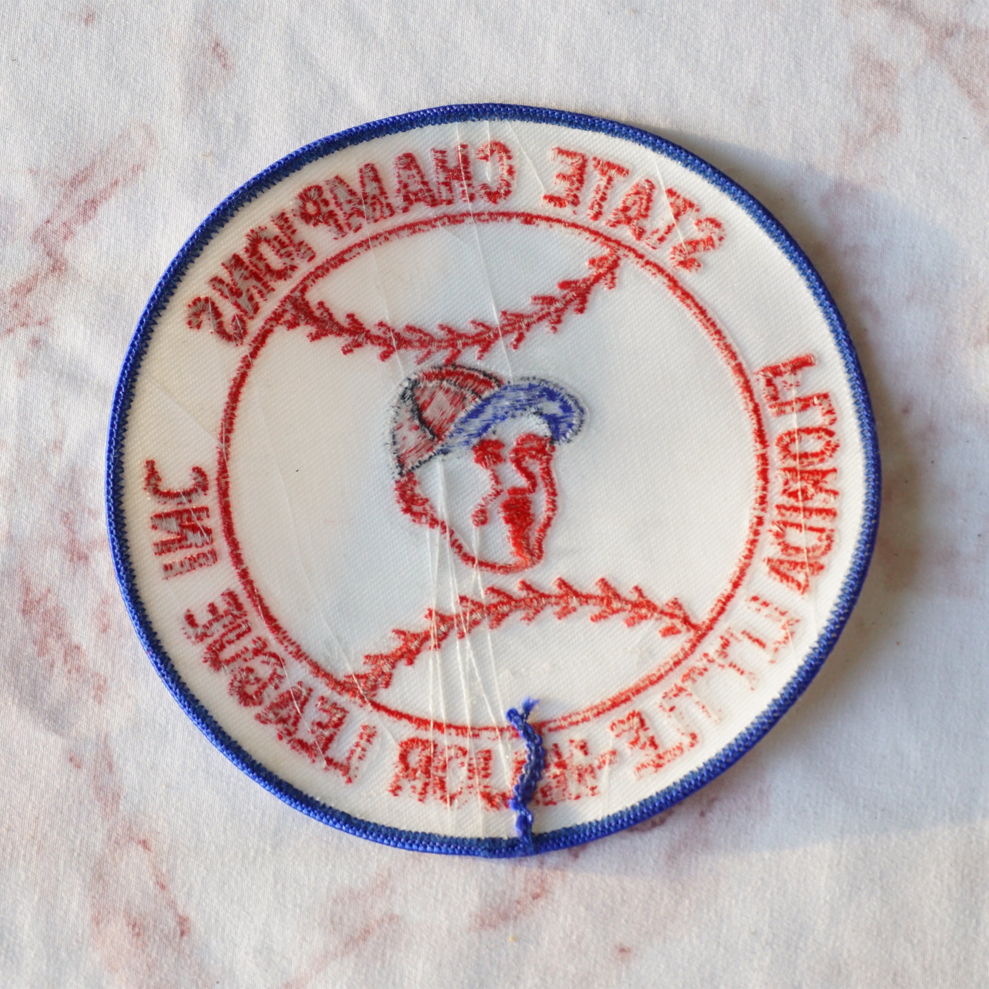 1980s Vintage 5" State Champions Florida Little-Major League Inc. Baseball Clothing Patch