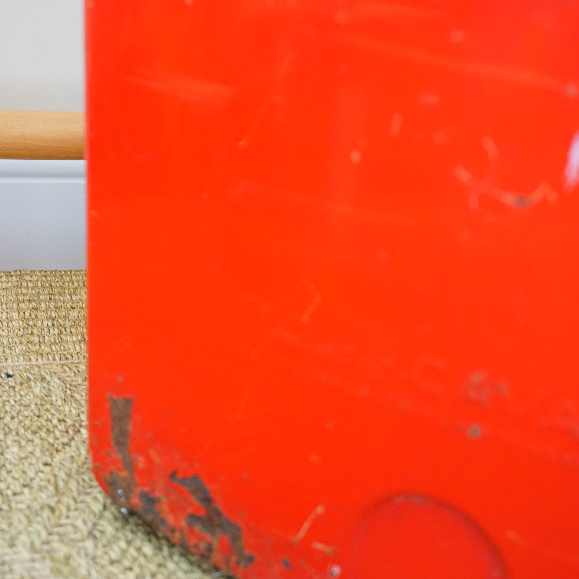 1960s Vintage Original Large 18" Metal COCA-COLA Red Bottle Cooler. Made in USA.