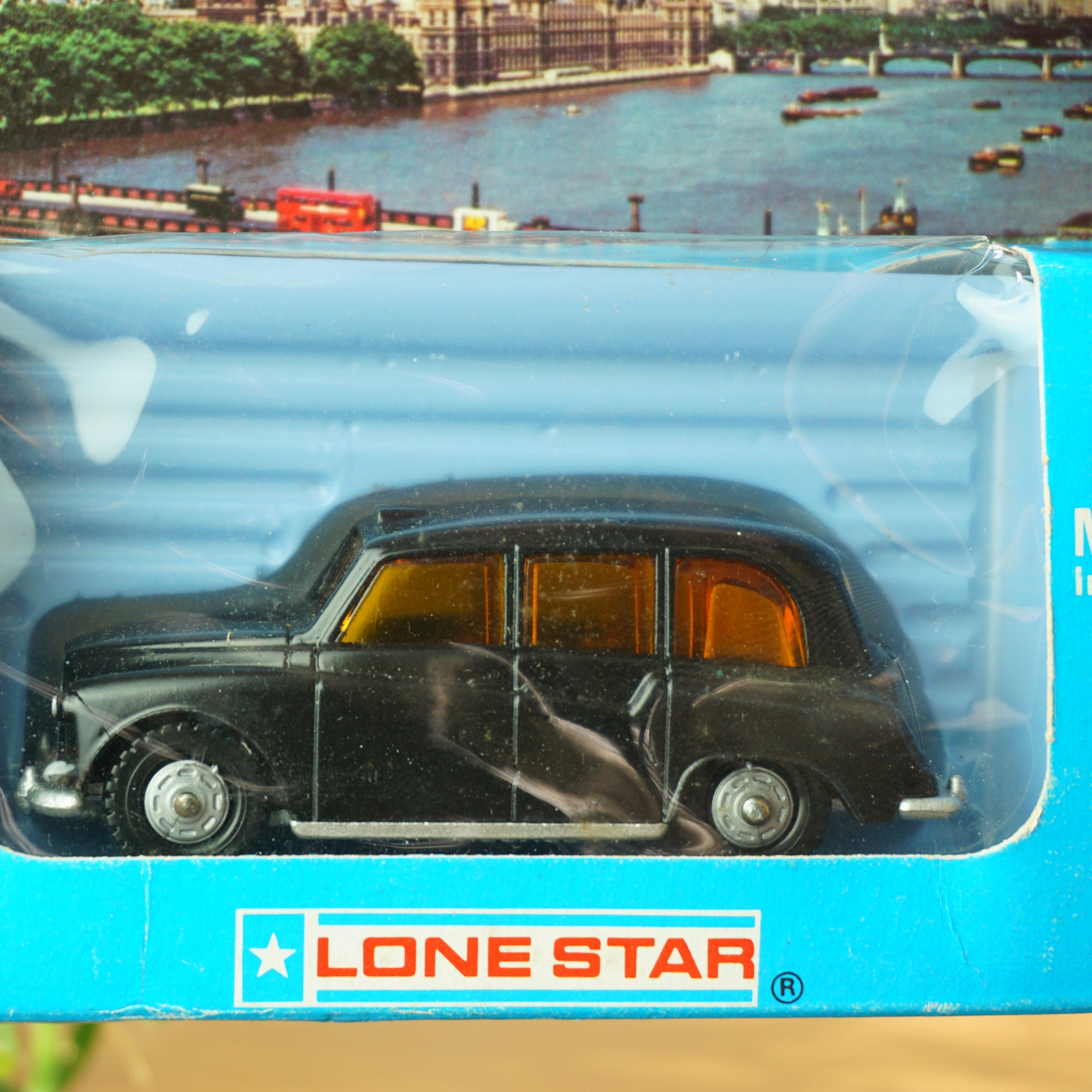 1980 Vintage Diecast LONE STAR London Taxi in Box. Model 1247. Made in England.