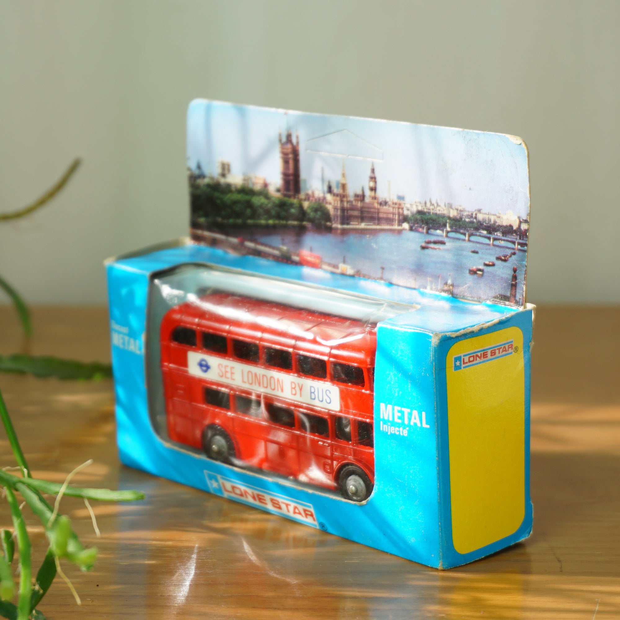 1980 Vintage Diecast LONE STAR See London by Bus in Box. Model 1258. Made in England.
