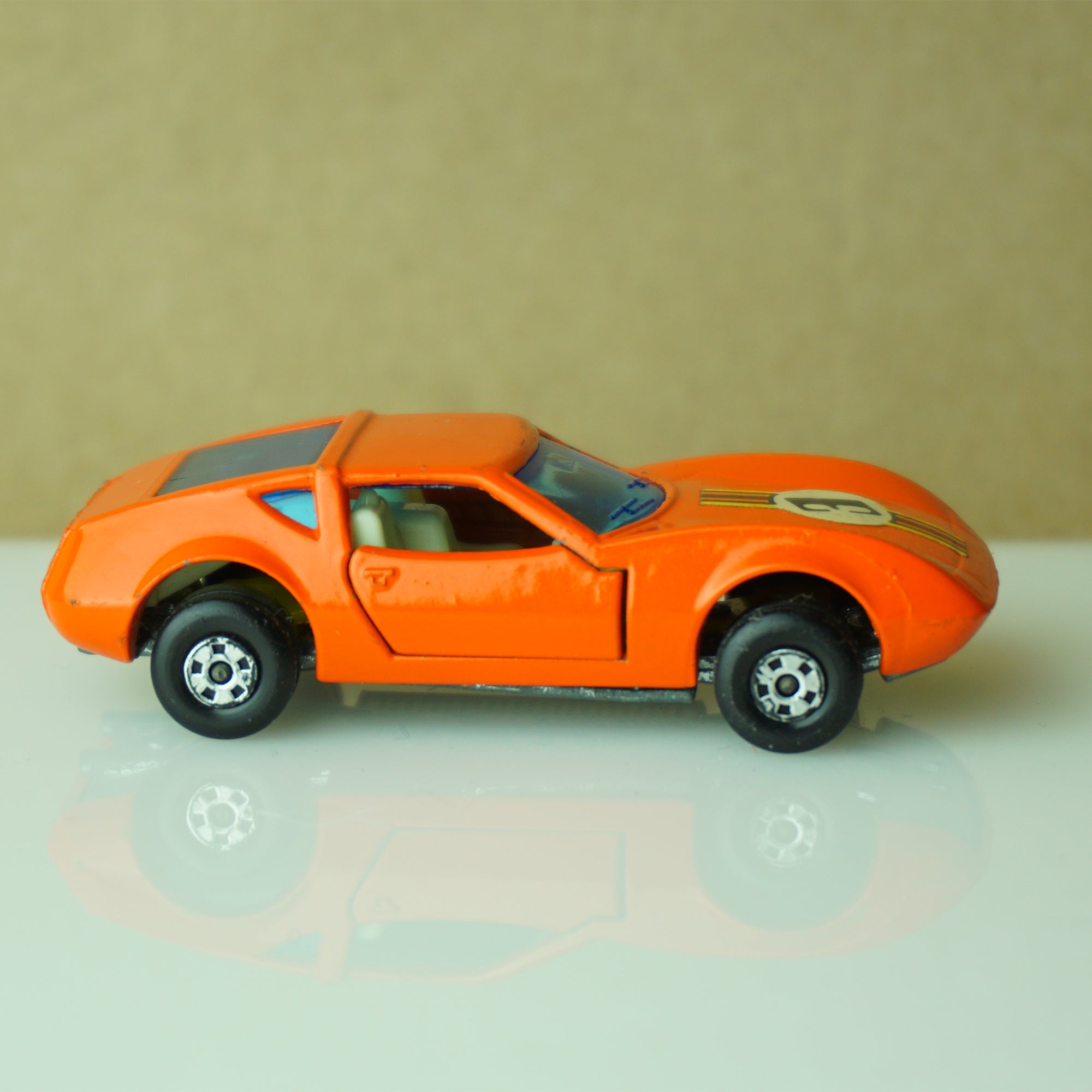 1973 Vintage Diecast MATCHBOX Superfast #3 Monteverdi Orange Car. Made –  Sustainable Deco, Inc.