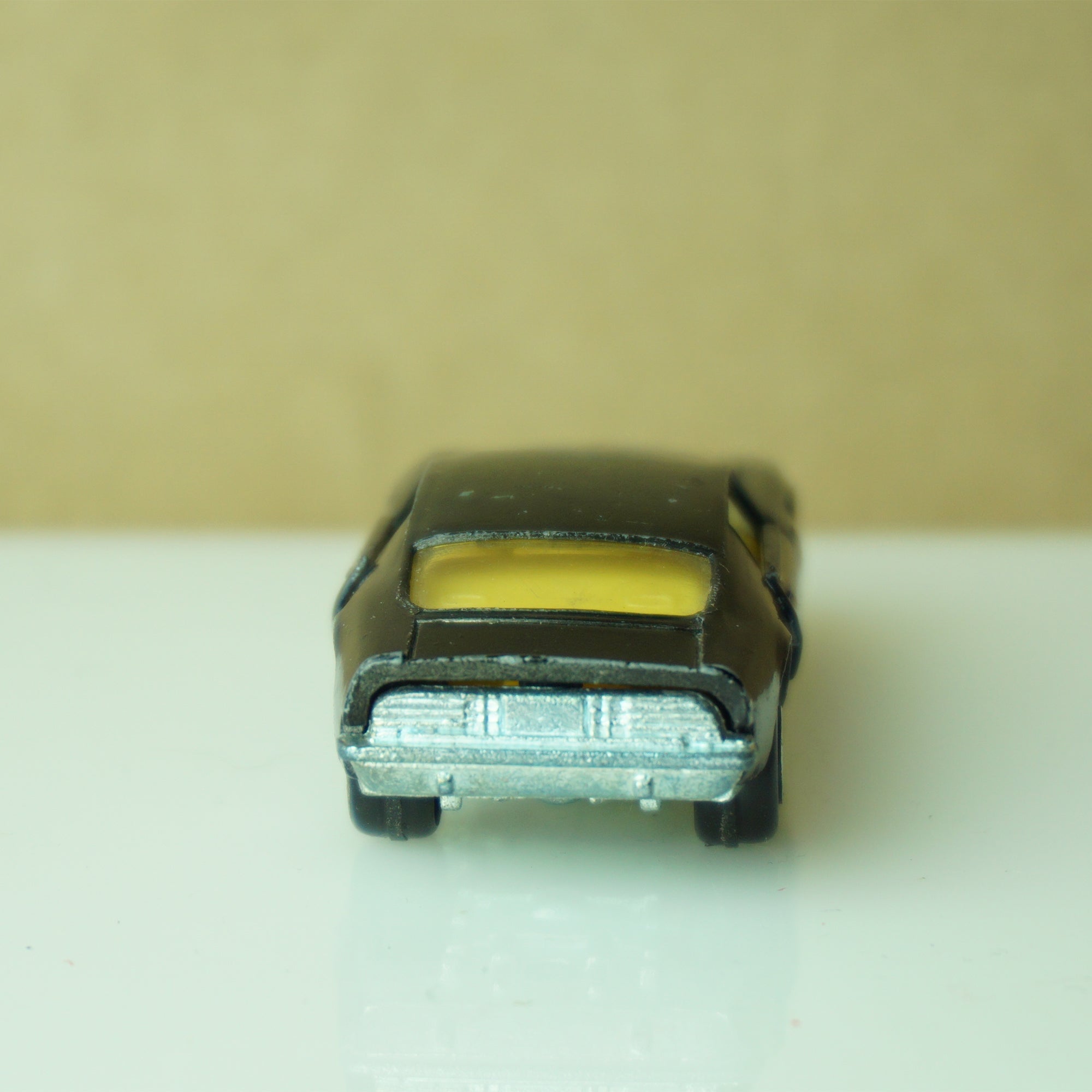 1976 Vintage Diecast ERTL Smokey and the Bandit Black & Yellow Pontiac Firebird Trans-Am Car. Made in Hong Kong.