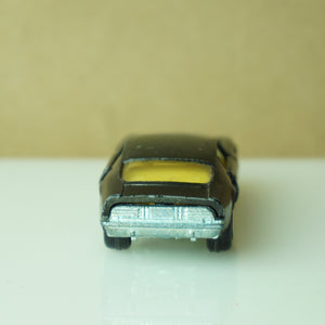 1976 Vintage Diecast ERTL Smokey and the Bandit Black & Yellow Pontiac Firebird Trans-Am Car. Made in Hong Kong.