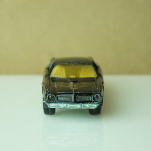 1976 Vintage Diecast ERTL Smokey and the Bandit Black & Yellow Pontiac Firebird Trans-Am Car. Made in Hong Kong.