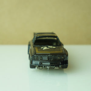 Vintage TYCO BMW 3.5 CSI #25 Stripes Black and Gold Slot Car. Made in Hong Kong.