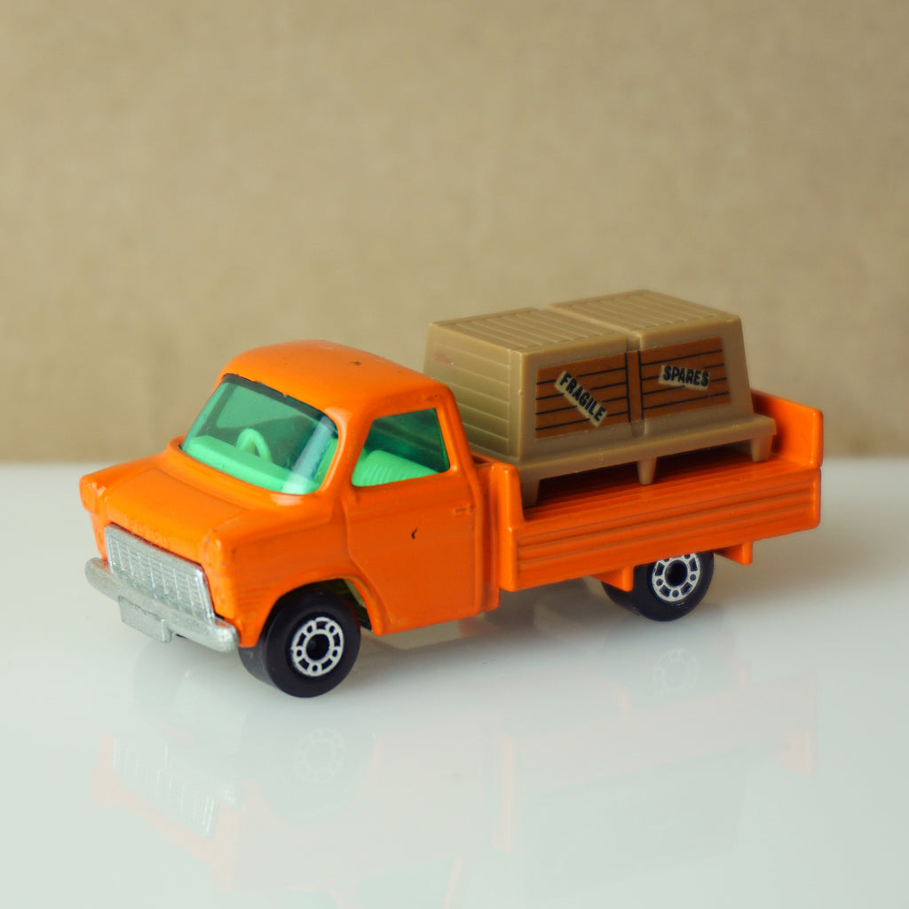 1977 Vintage Diecast MATCHBOX Superfast #66 Ford Transit Pickup Truck. Made in England by Lesney.