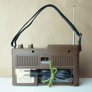1970s Vintage LUXTONE 1278 Brown Radio w/ Bluetooth Tech. British Design.