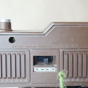 1970s Vintage LUXTONE 1278 Brown Radio w/ Bluetooth Tech. British Design.