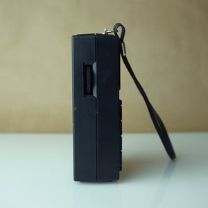 Vintage WESTMINSTER Solid State AM Black Pocket Transistor Radio with Strap