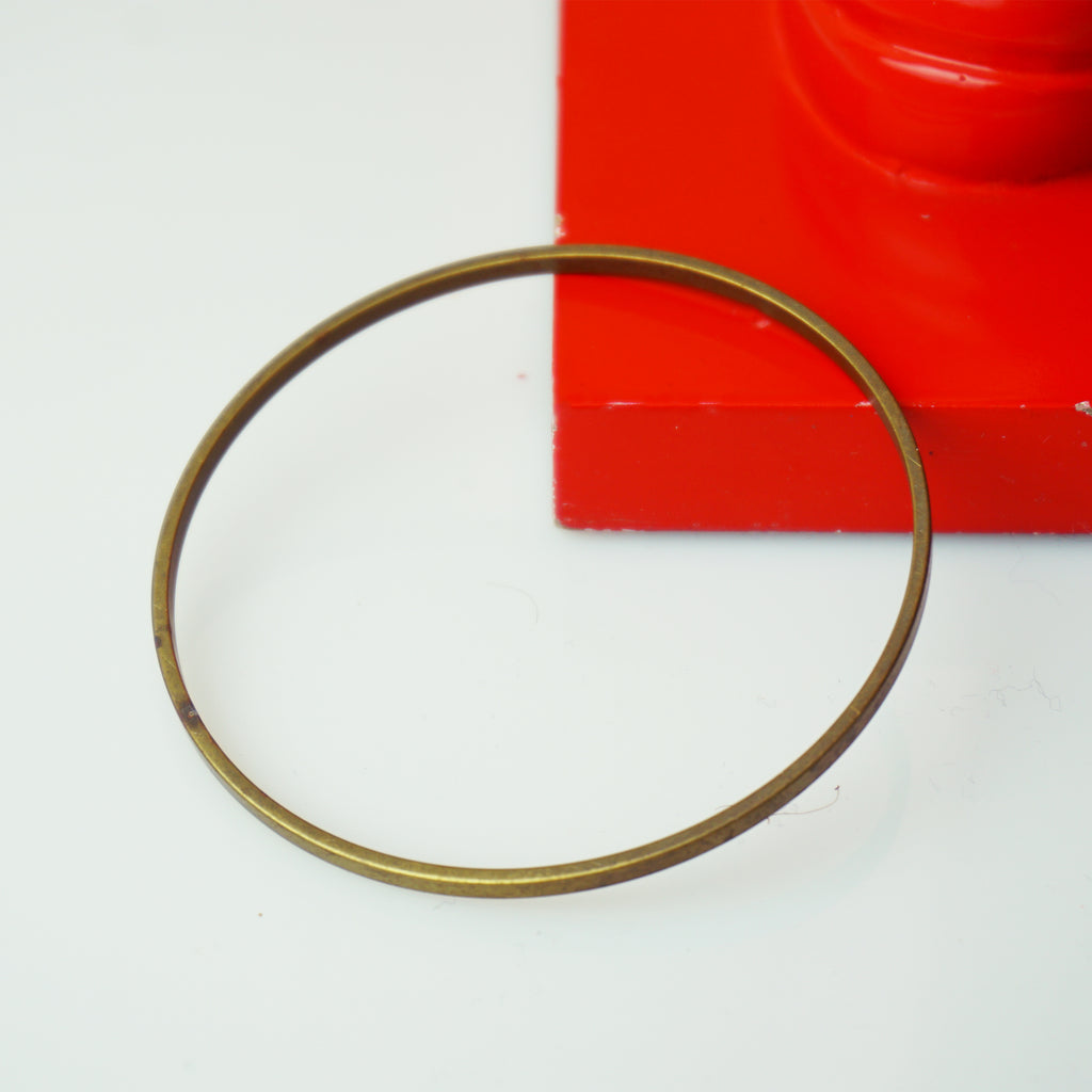 1980s Vintage Brass Bracelet