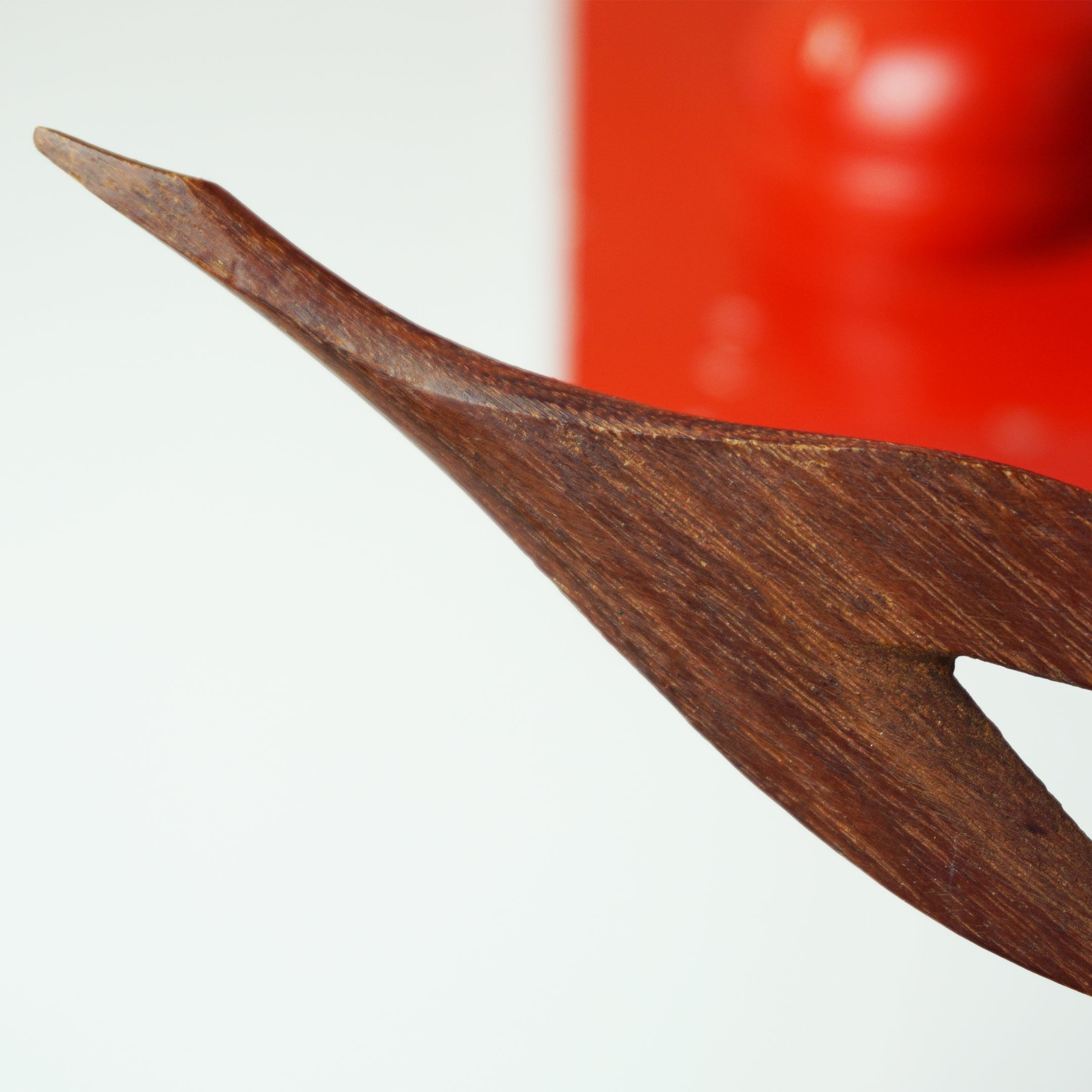 1980s Vintage Wooden Bird Brooch Pin