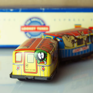 1993 Vintage Tin Litho WARNER BROS Looner Tunes Express Train Wind-up Toy
