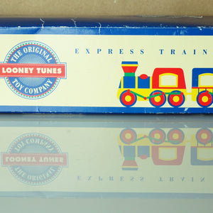 1993 Vintage Tin Litho WARNER BROS Looner Tunes Express Train Wind-up Toy