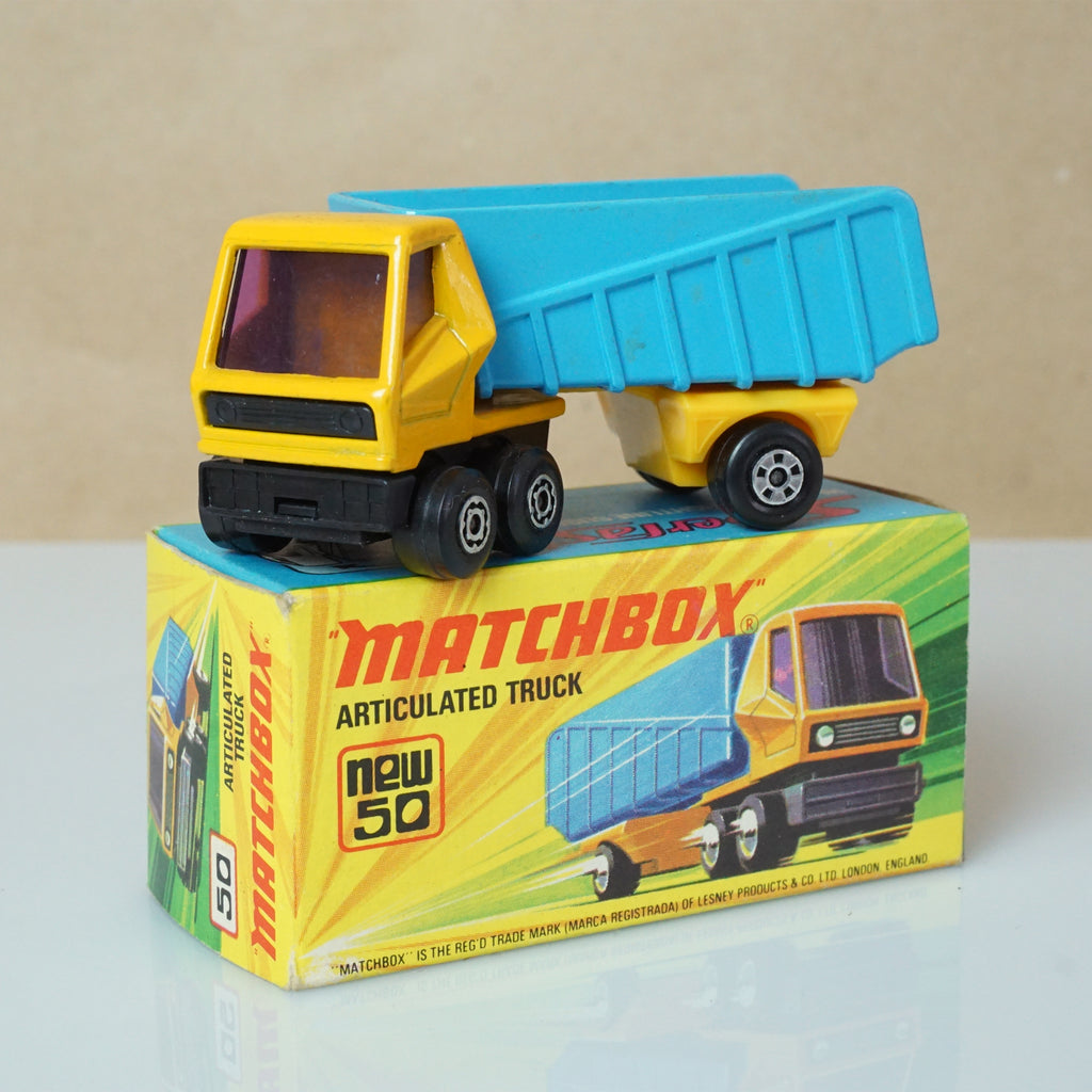 1973 Vintage Diecast MATCHBOX Superfast Articulated Truck No. 50. Lesney, U.K.