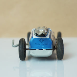 Vintage Tin Litho TAKATOKU (T.T Japan) Challenger Wind-up Indie Race Car #36
