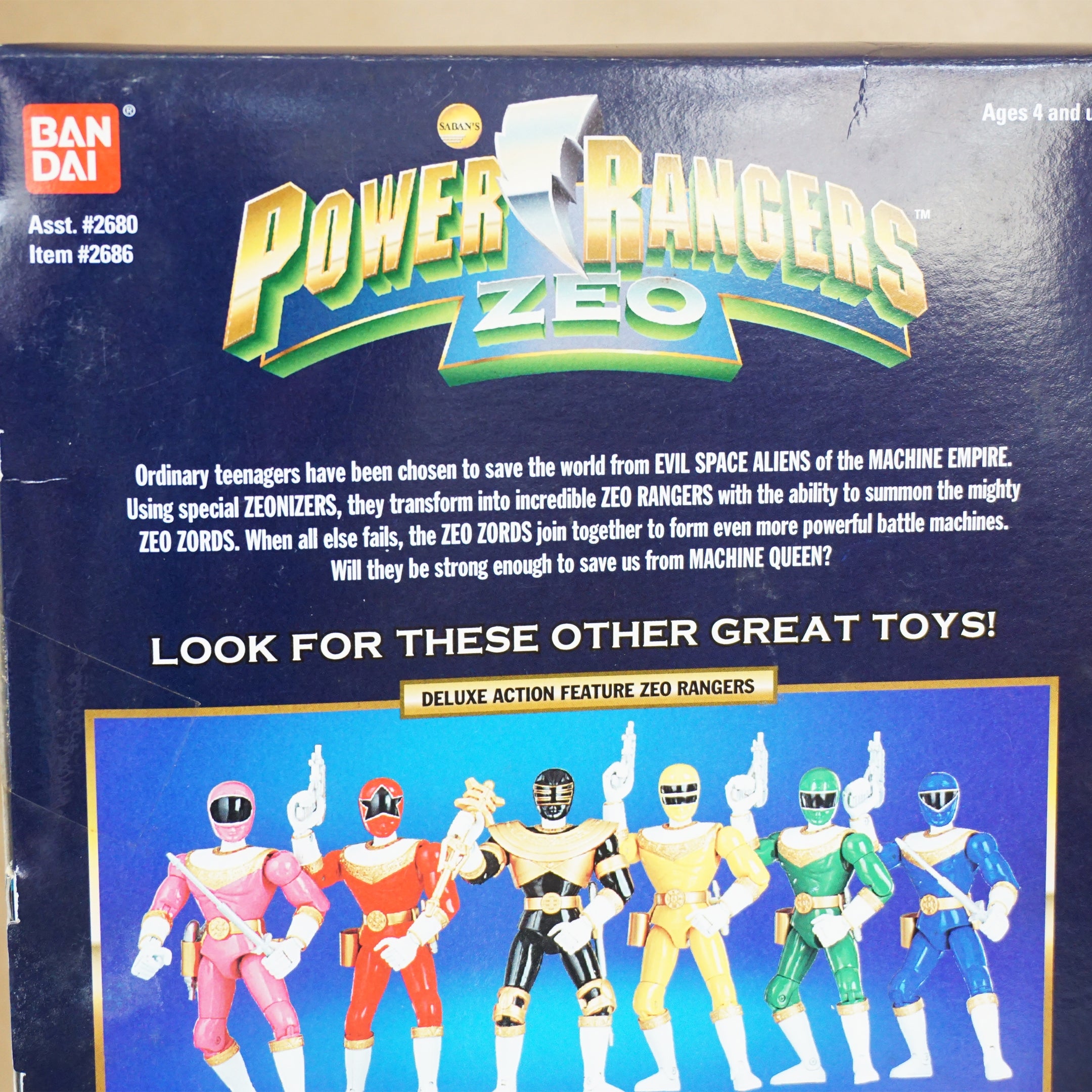 1996 Vintage BANDAI Power Rangers Zeo 8