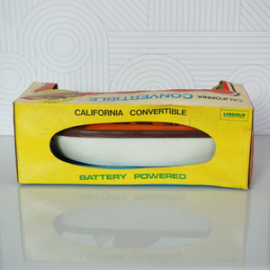 Vintage LINCOLN INTERNATIONAL California Convertible Battery Speedboat