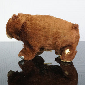 1950s Vintage MODERN TOYS Wind-up Walking Lovely Bear. Made in Japan.