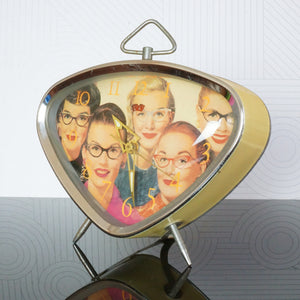 1991 Vintage Retro HONEX Cleve OH Desktop Wind-up Alarm Clock