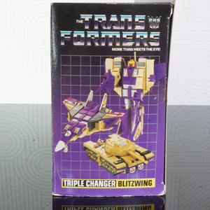 1985 Vintage HASBRO TAKARA Transformer G1 Triple Changers Blitzwing Decepticon