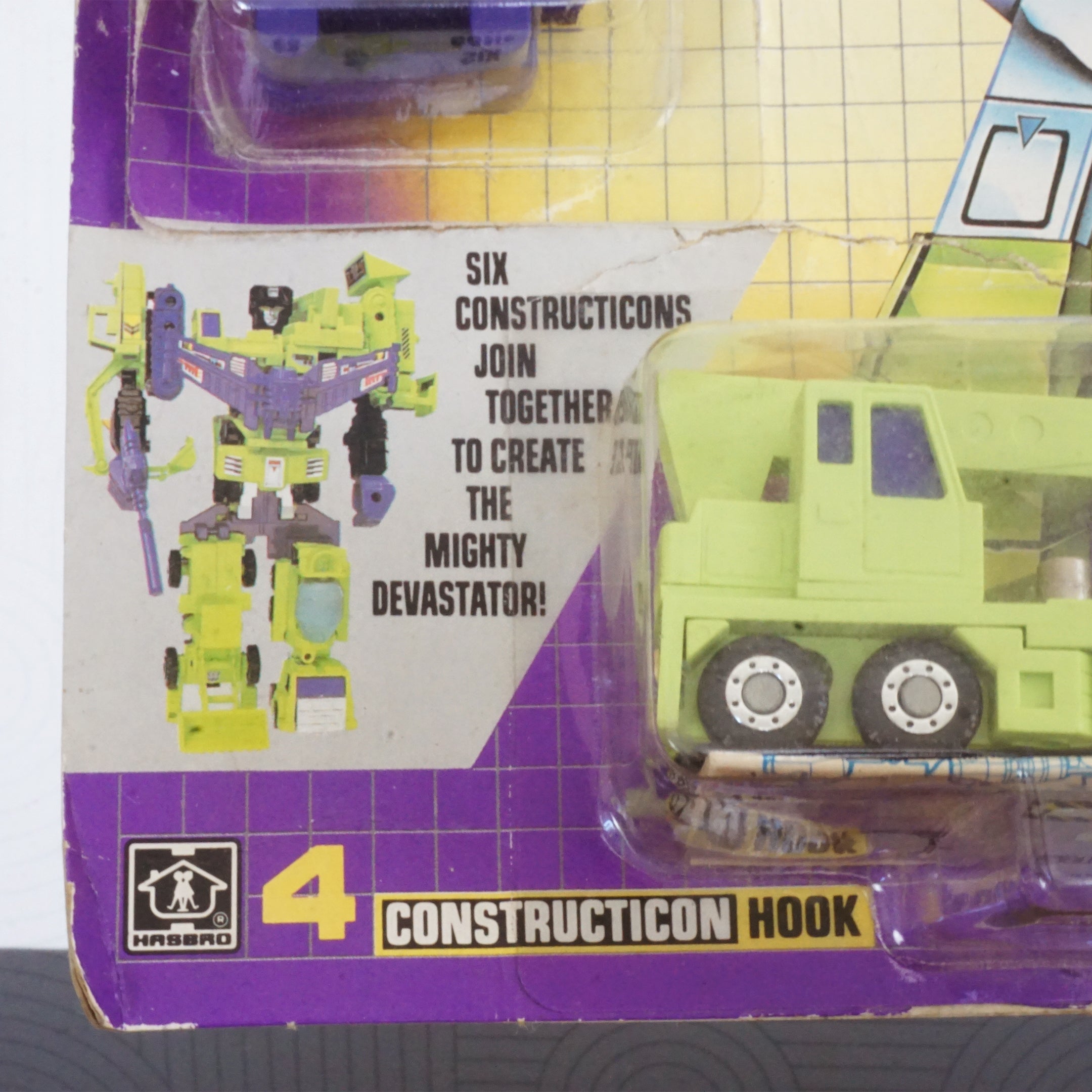 1984 Vintage HASBRO TAKARA Transformer G1 Devastator Constructicon: Hook