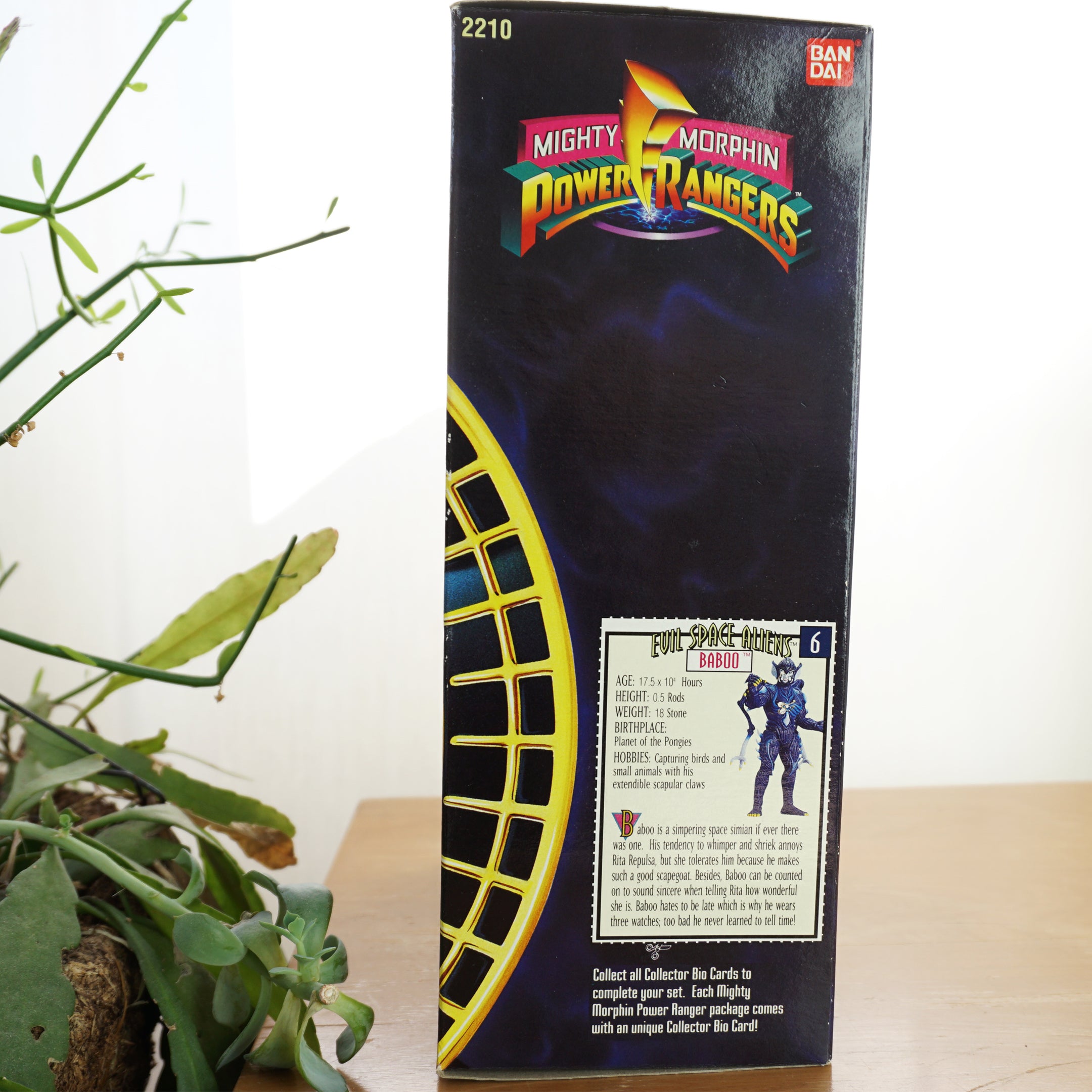 1993 Vintage BANDAI Morphin Power Rangers Evil Space Aliens BABOO #2210