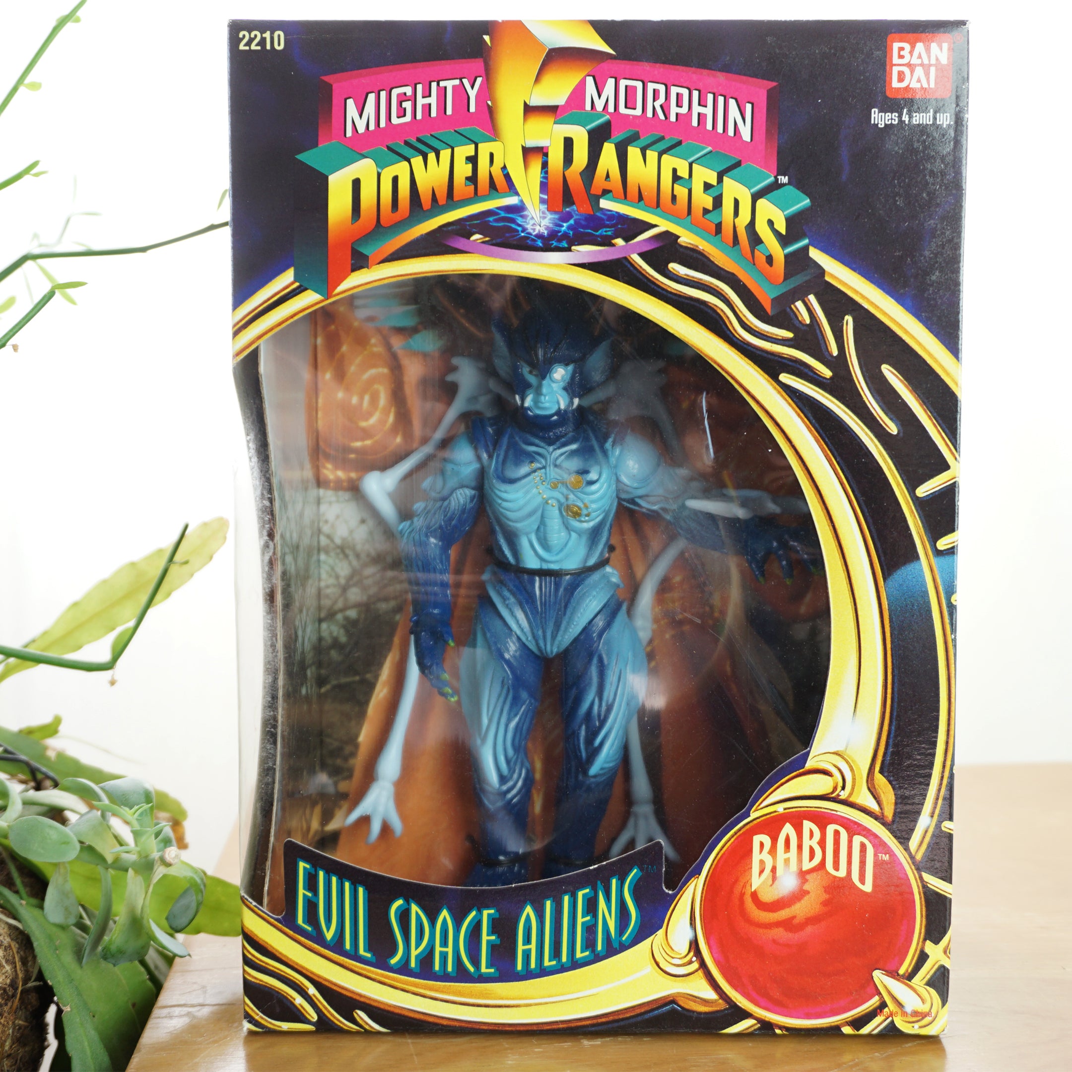 1993 Vintage BANDAI Morphin Power Rangers Evil Space Aliens BABOO #2210