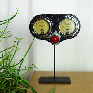 1930s Antique GE X-RAY VICTOR AC Ammeter & Voltmeter Jeweled Medical Meter