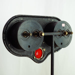 1930s Antique GE X-RAY VICTOR AC Ammeter & Voltmeter Jeweled Medical Meter