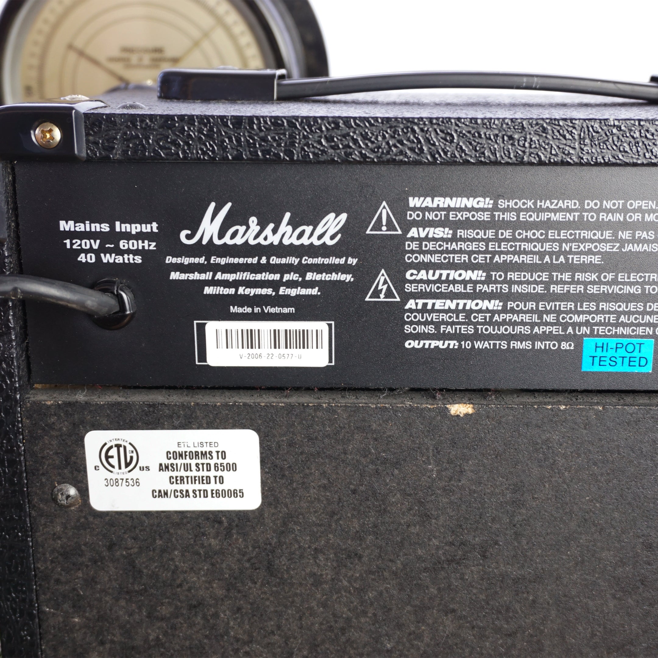 MARSHALL MG10G 10W 1x6.5 40 Watt Guitar Combo Amplifier for Electric Instruments