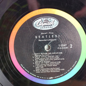 1960s Vintage Capitol Records MEET THE BEATLES! First Album Vinyl LP. –  Sustainable Deco, Inc.