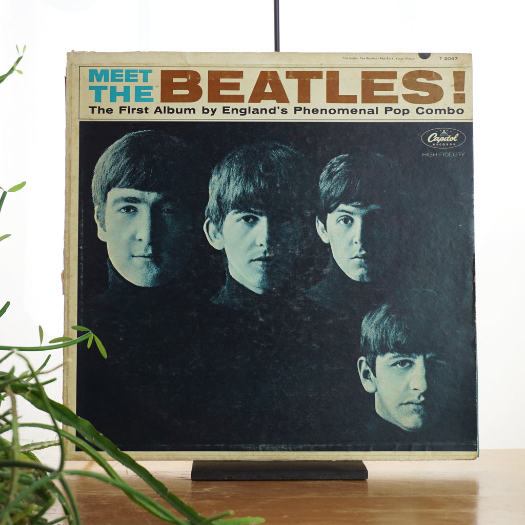1960s Vintage Capitol Records MEET THE BEATLES! First Album Vinyl LP. T 2047.