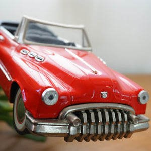 Vintage Voiture Standard Sedan BUICK Red Convertible Friction Car. Model MF321.