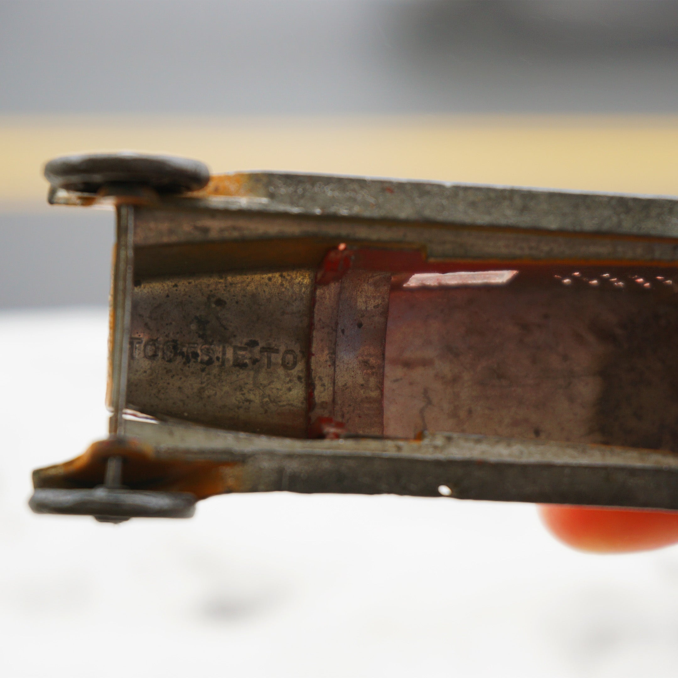 1927 Antique Diecast TOOTSIETOY Red and Orange Chevrolet