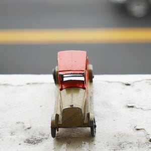 1927 Vintage Diecast TOOTSIETOY Red and Gold Oldsmobile Coupe Toy Car