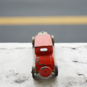 1927 Vintage Diecast TOOTSIETOY Red and Gold Oldsmobile Coupe Toy Car